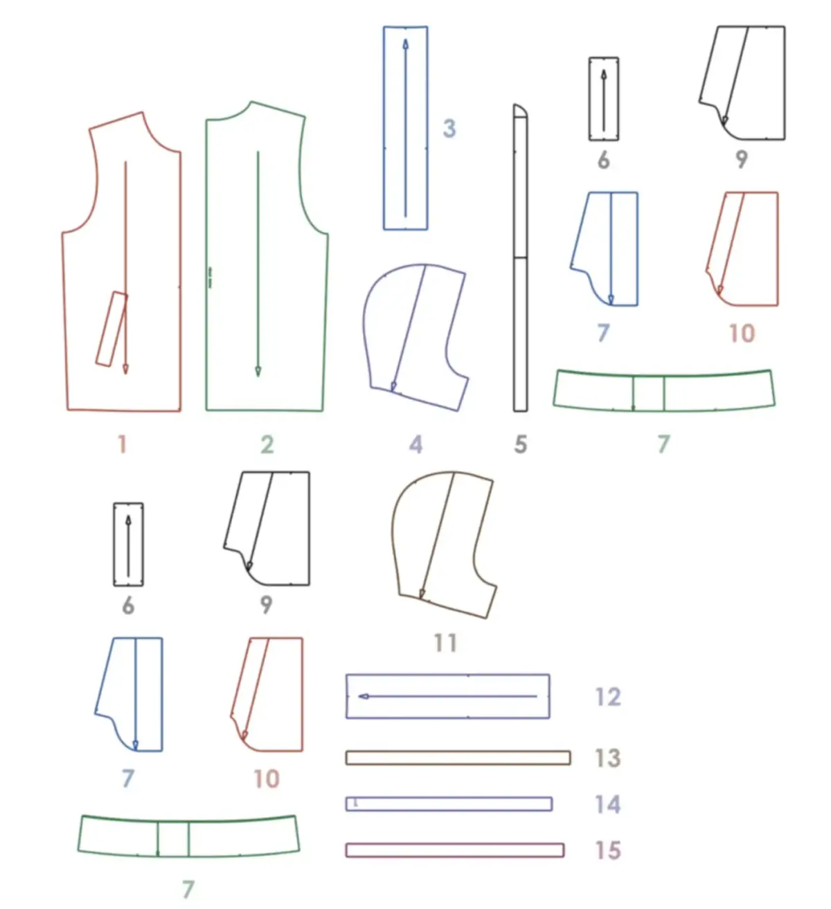 How to sew a men's Bern puffer vest: step-by-step sewing tutorial