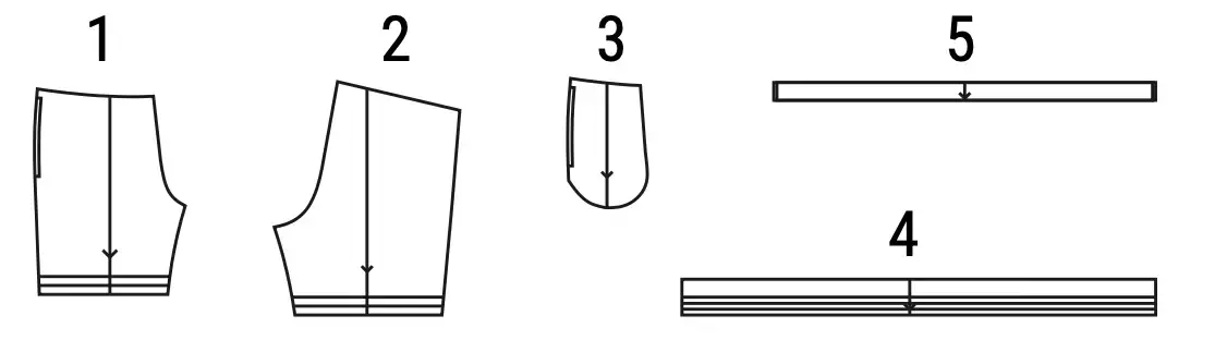 Texas men's shorts sewing tutorial