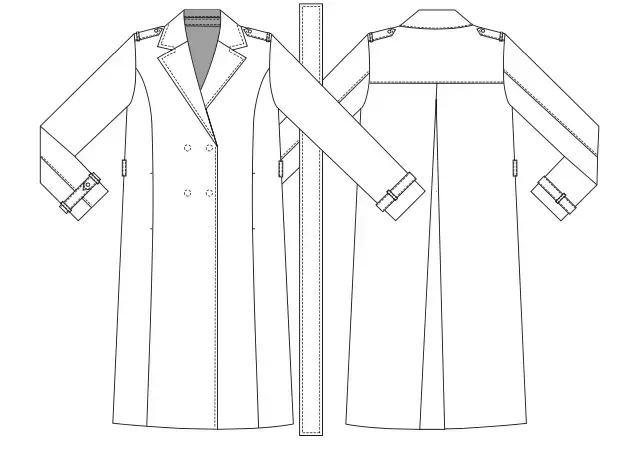 Azalea trench coat sewing tutorial
