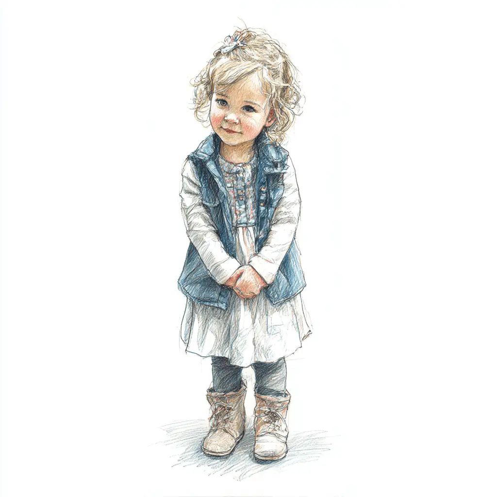 Toddler measurement reference for Fabrico sewing patterns