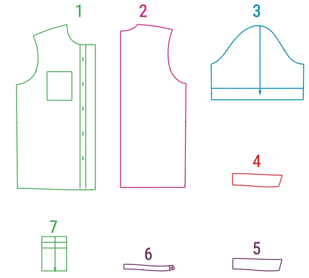 Trevi men's shirt sewing tutorial