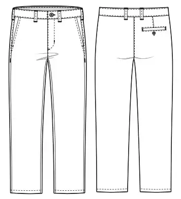 Indigo mens trousers sewing tutorial