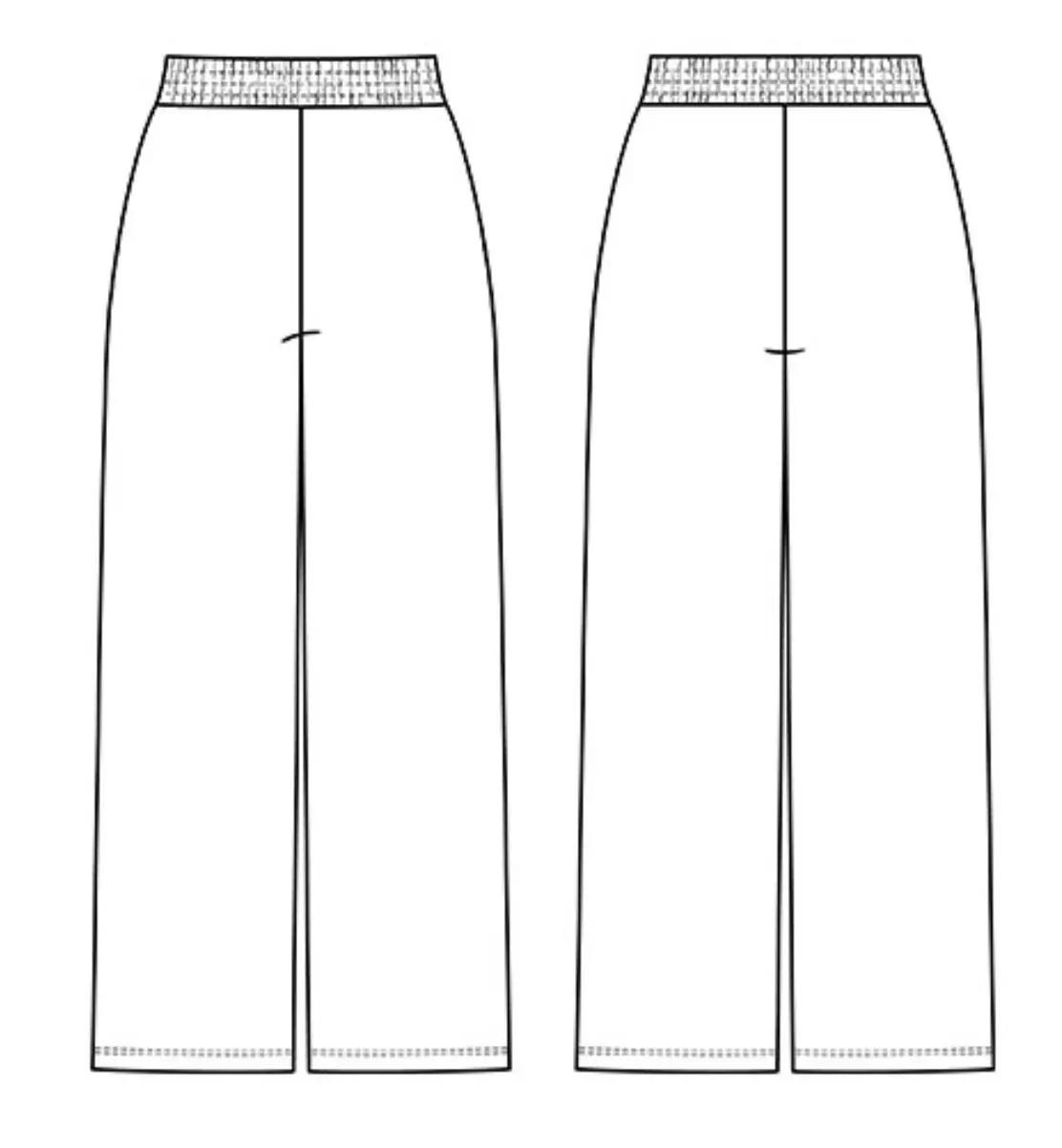 Complete sewing tutorial for Palazzo women's trousers