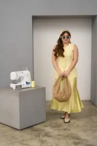 Liberty women's bag sewing pattern + video tutorial