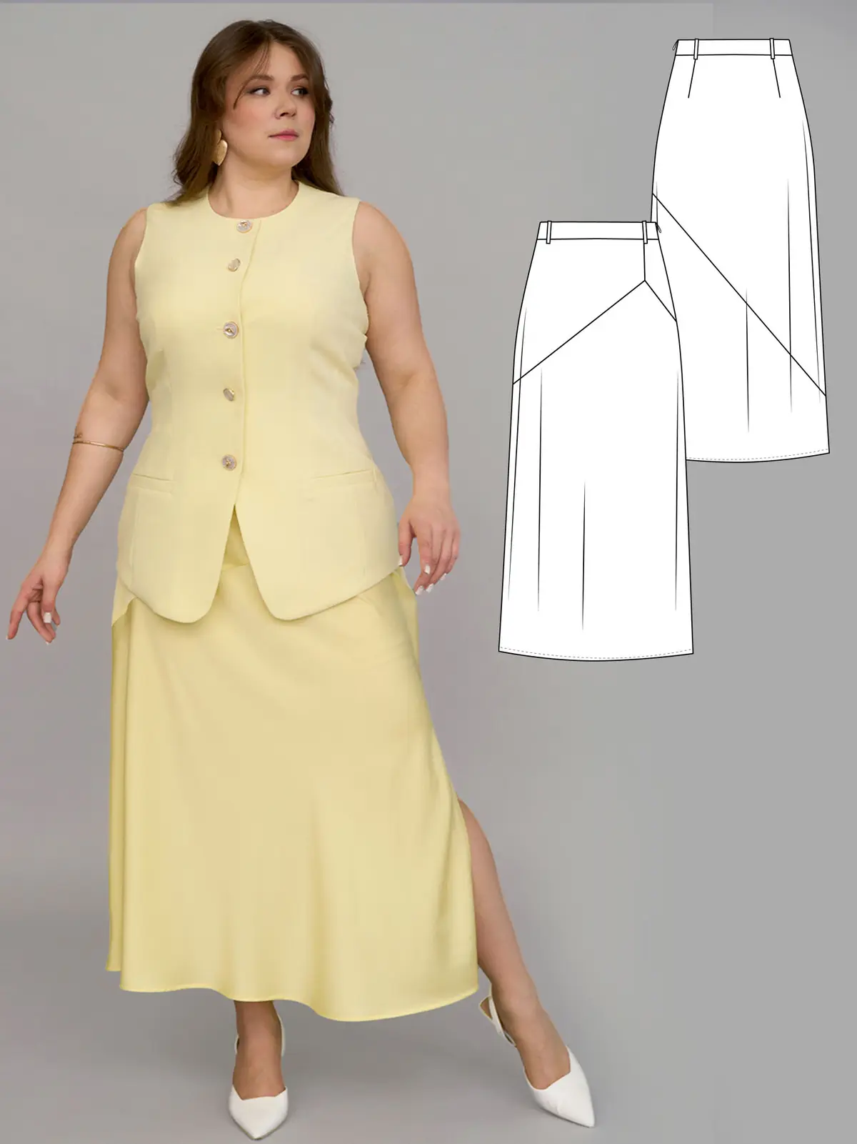 Bohemia women's skirt pattern + video tutorial