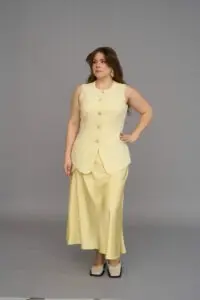 Samantha — Women's Vest PDF Sewing Pattern + Video Tutorial | Sizes XXS–3XL | Fabrico