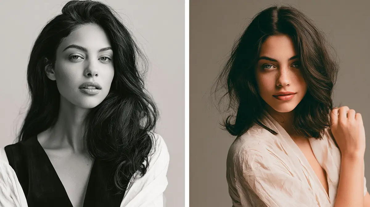 High contrast vs low contrast — matching colour combinations to personal contrast