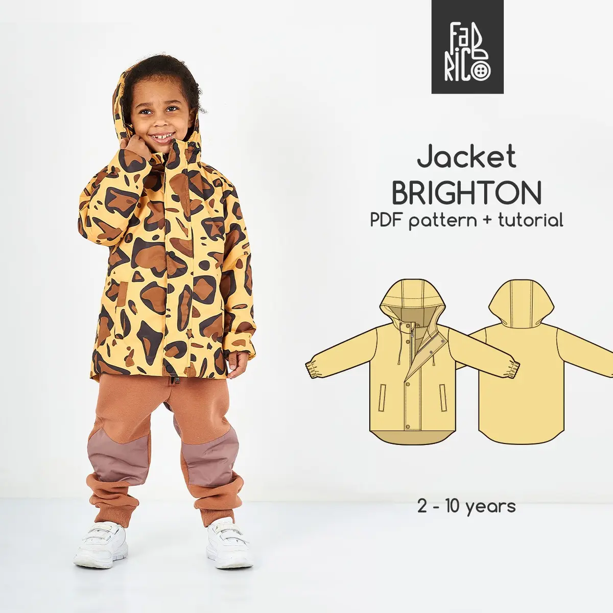 Brighton spring kids' jacket sewing pattern