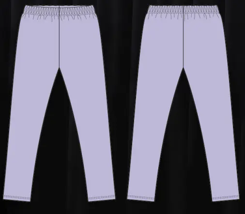 Sewing Preston women's leggings: easy and quick tutorial for beginners