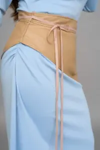 Elite women's basque belt sewing pattern + video tutorial