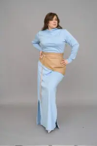 Elite women's basque belt sewing pattern + video tutorial
