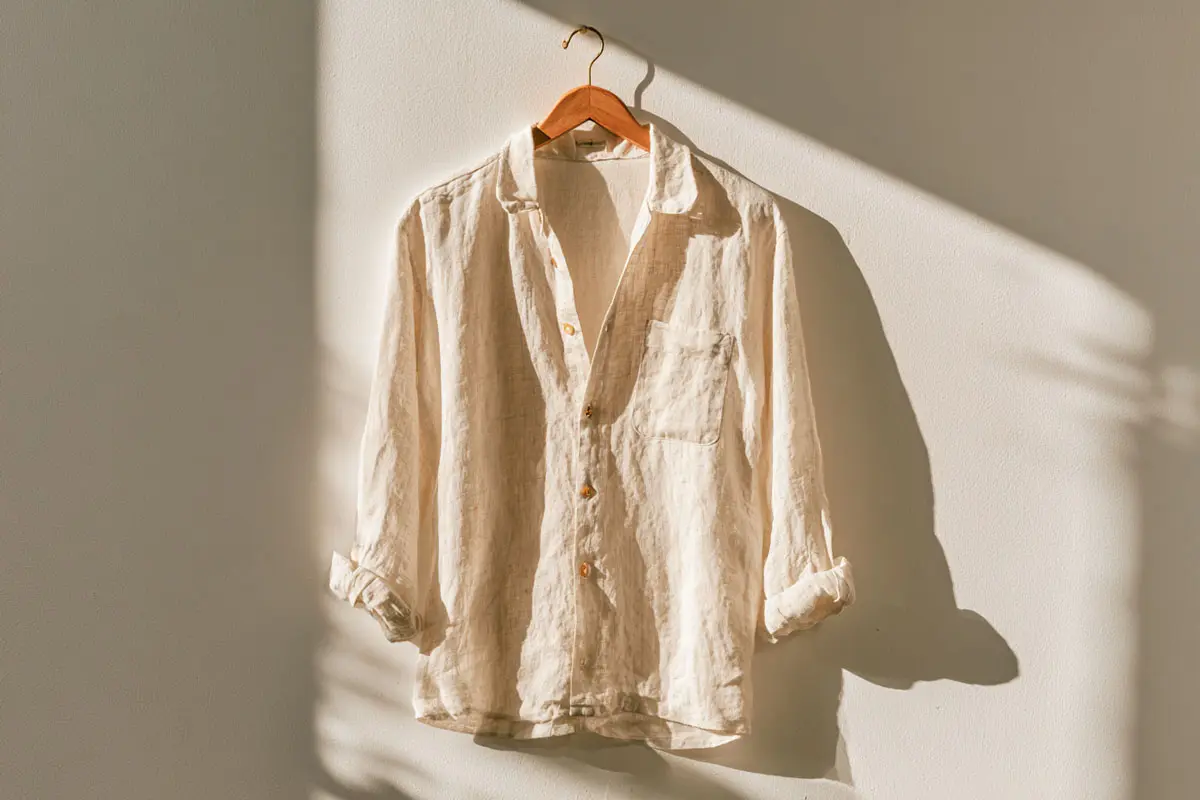 A home-sewn linen shirt — the cost and quality argument for men who sew
