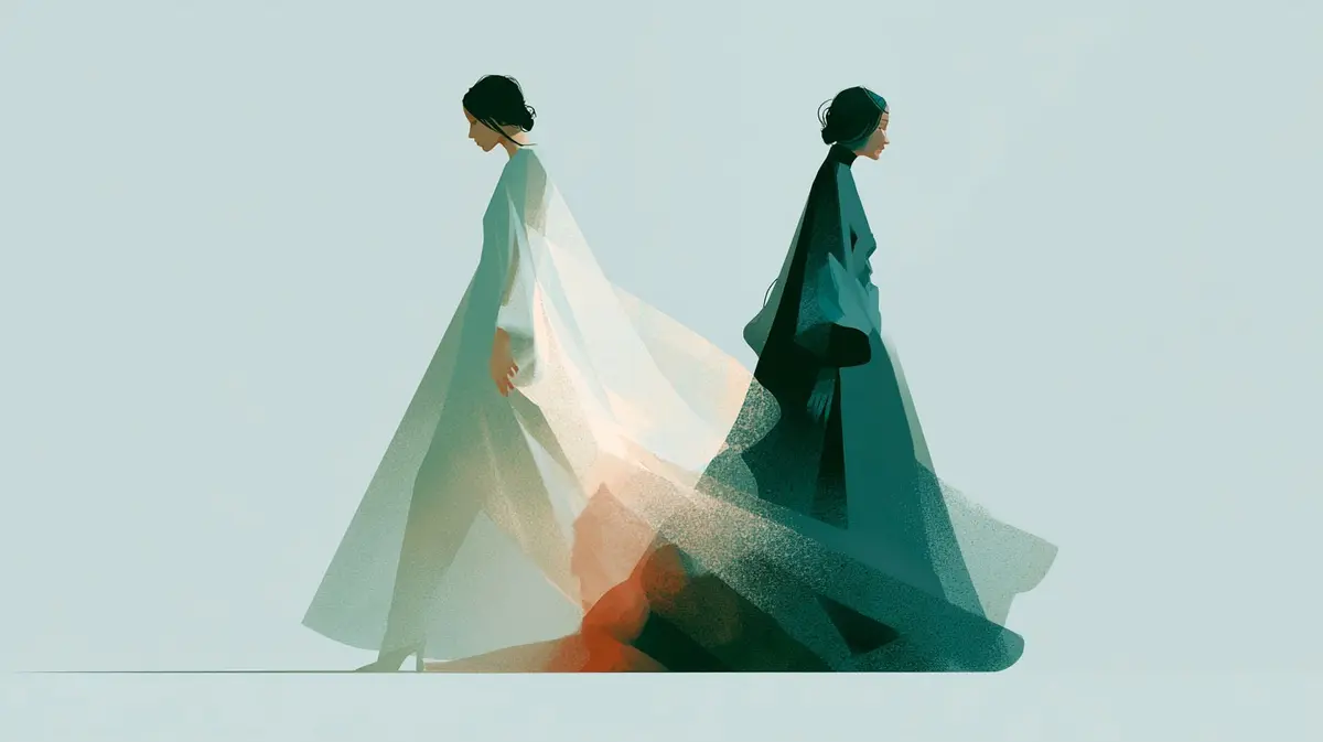 Colour placement on the body — how light and dark create visual effects