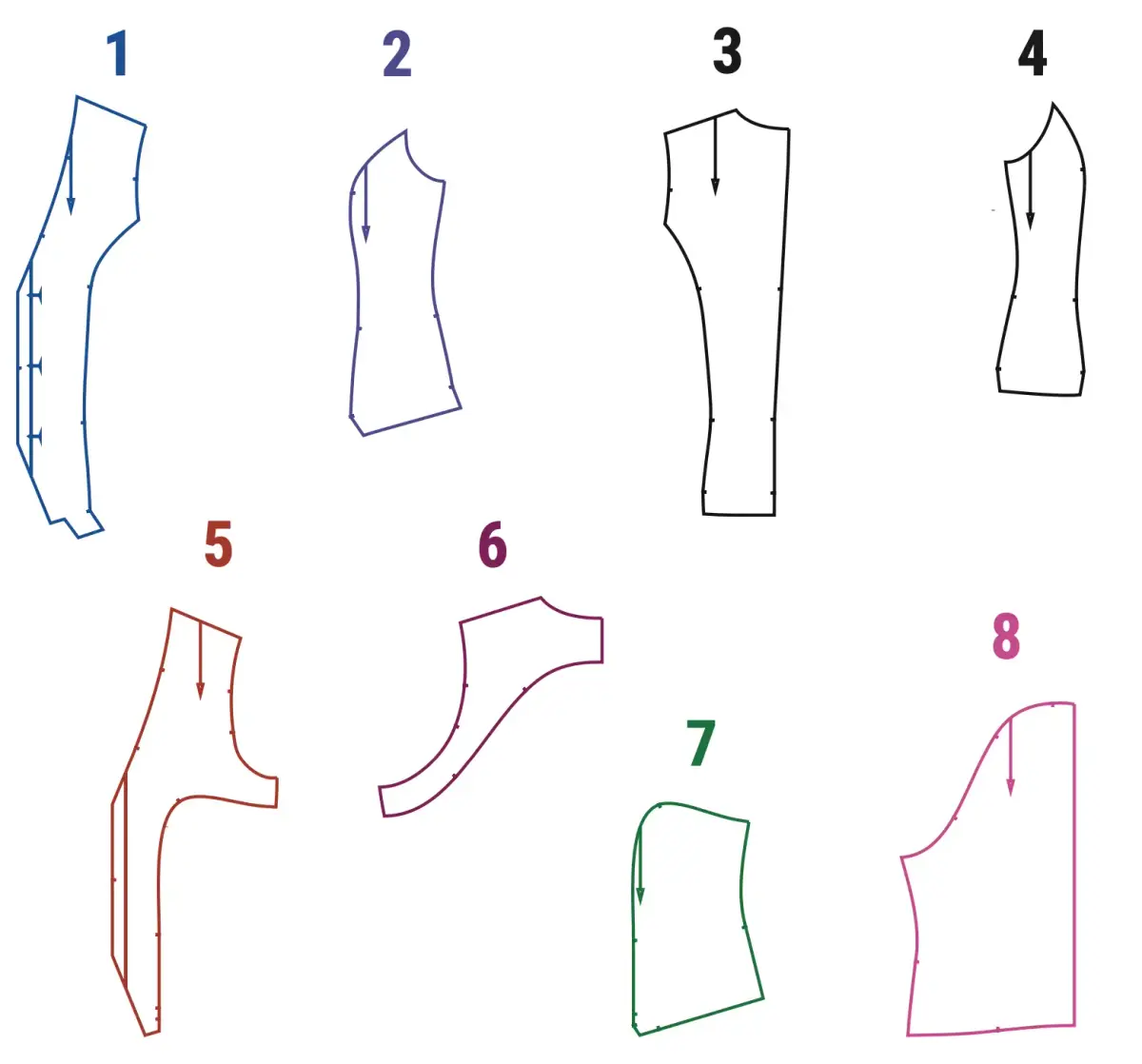 Andrea women's tuxedo vest sewing tutorial