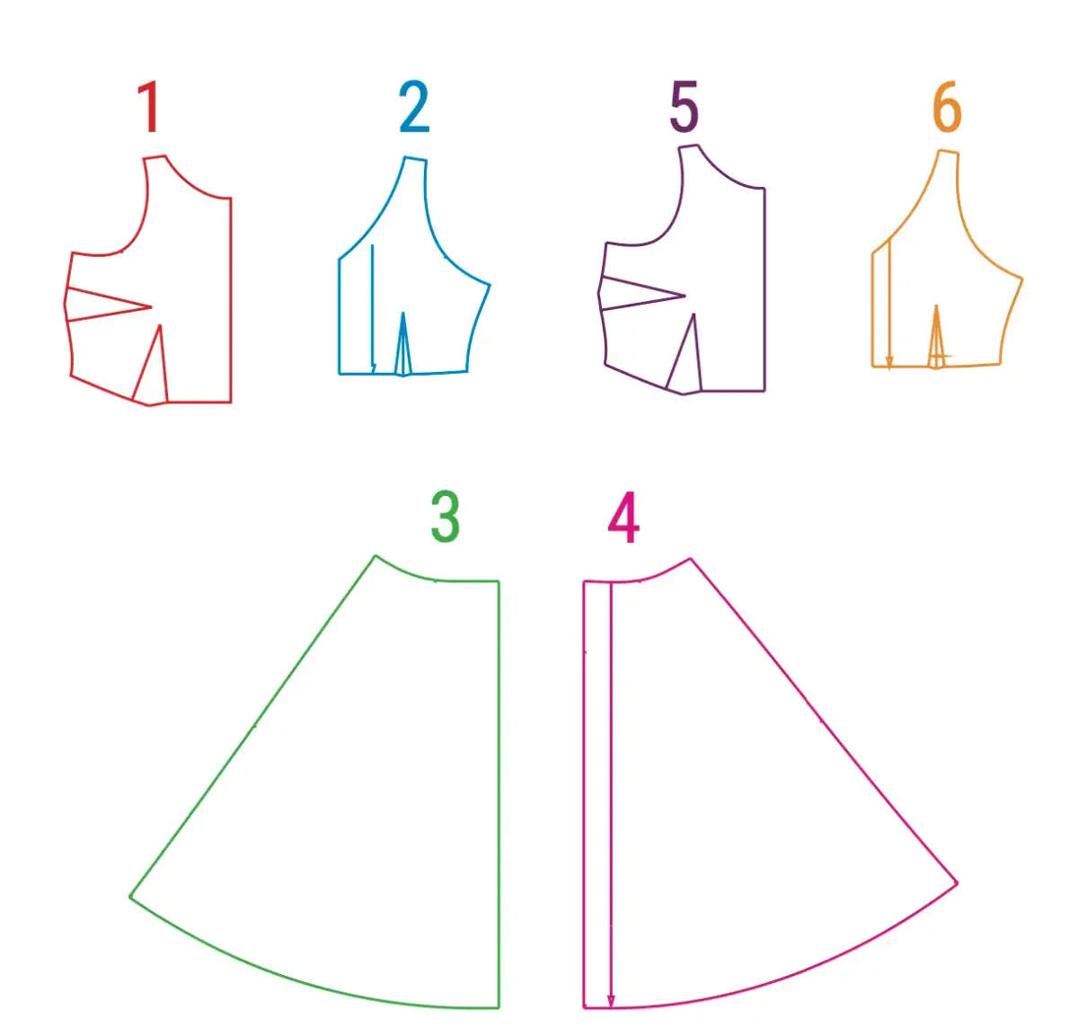 Kiwi women's dress sewing tutorial