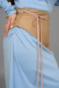 Elite women's basque belt sewing pattern + video tutorial