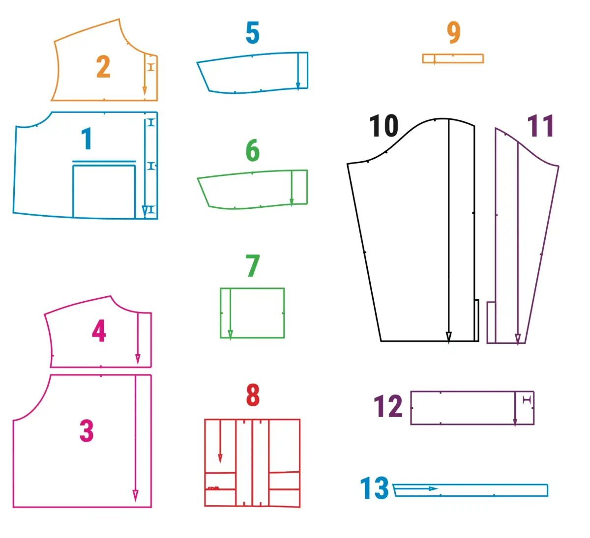 Kamilla women's jacket sewing tutorial