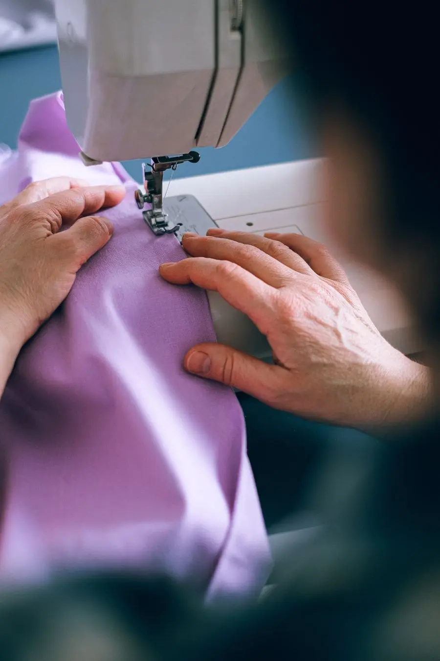 A working sewing studio