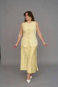 Samantha women's vest sewing pattern + video tutorial
