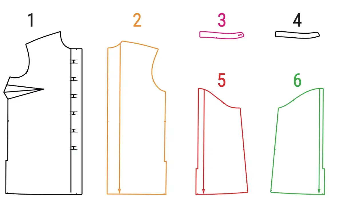 Caramel woman shirt sewing tutorial