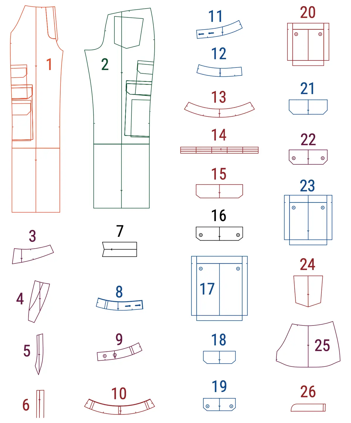 How to sew women's Madrid cargo pants: sewing instructions for all levels