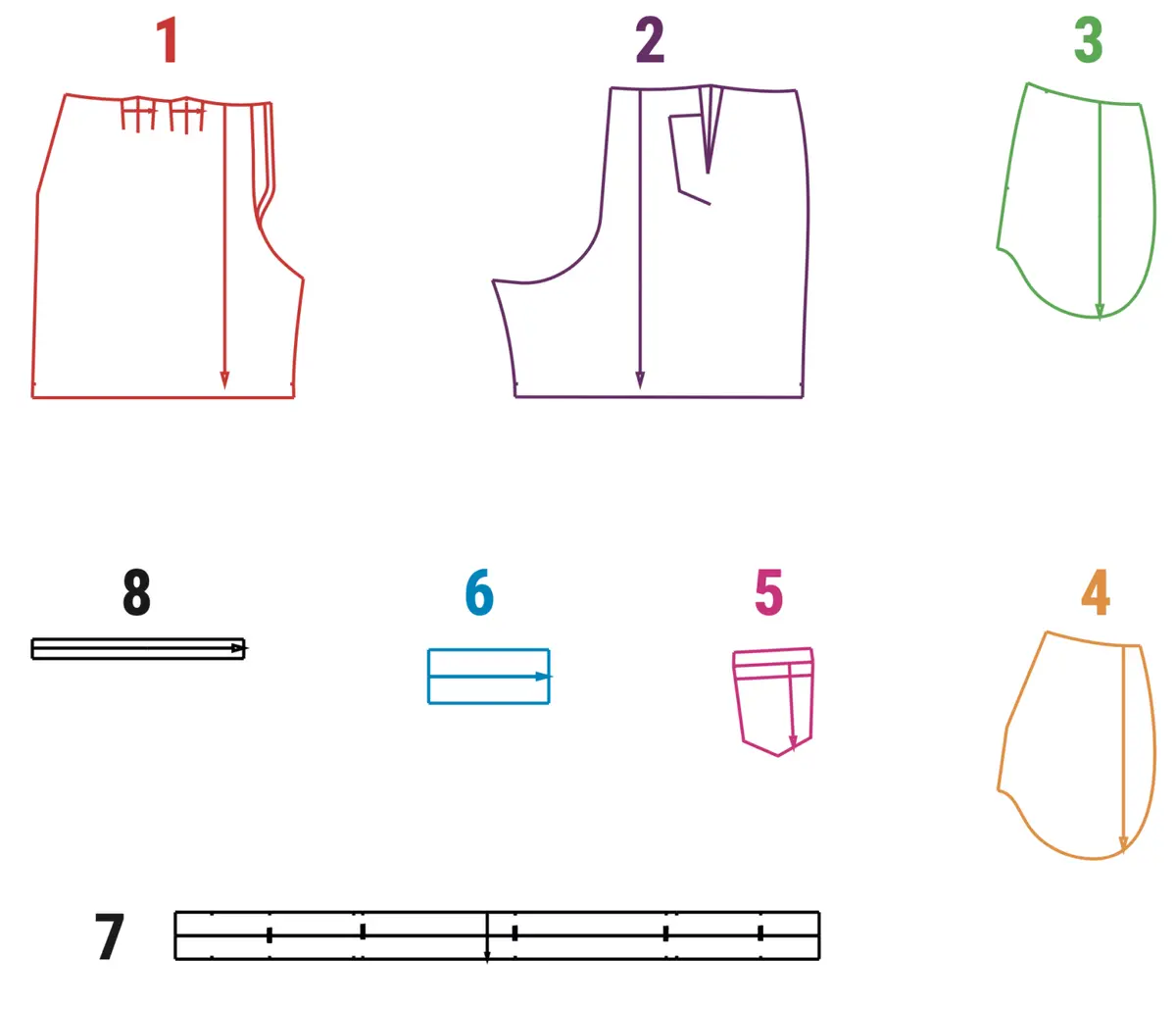 Magnolia women's shorts sewing tutorial