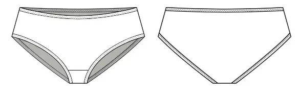 Polly women's slip panties sewing tutorial