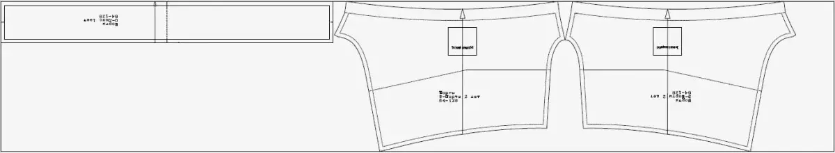 Alanya girls summer sport shorts sewing tutorial