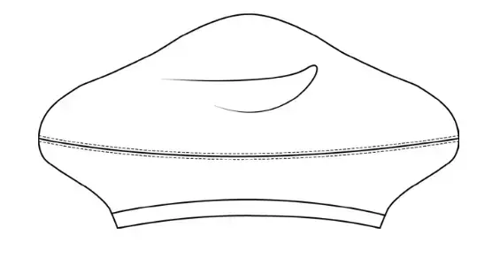 Kate women's beret sewing tutorial