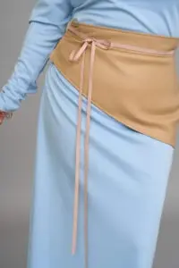 Elite women's basque belt sewing pattern + video tutorial