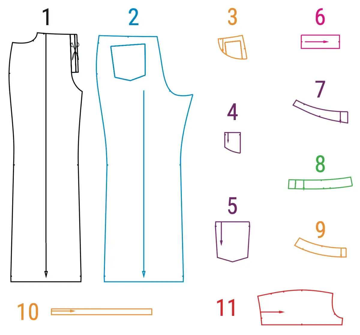 Jasmine women's jeans sewing tutorial