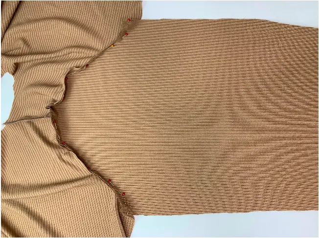 Women's turtleneck Valencia sewing instructions: easy guide for beginners