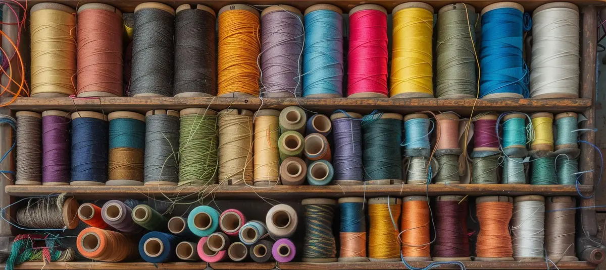Sewing begins when you thread the machine