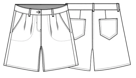 Magnolia women's shorts sewing tutorial