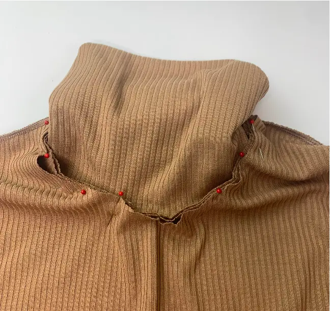 Women's turtleneck Valencia sewing instructions: easy guide for beginners