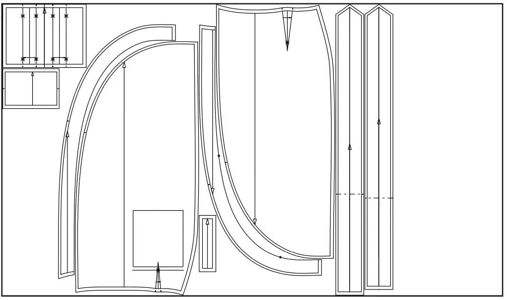Rosalia long basque belt sewing tutorial
