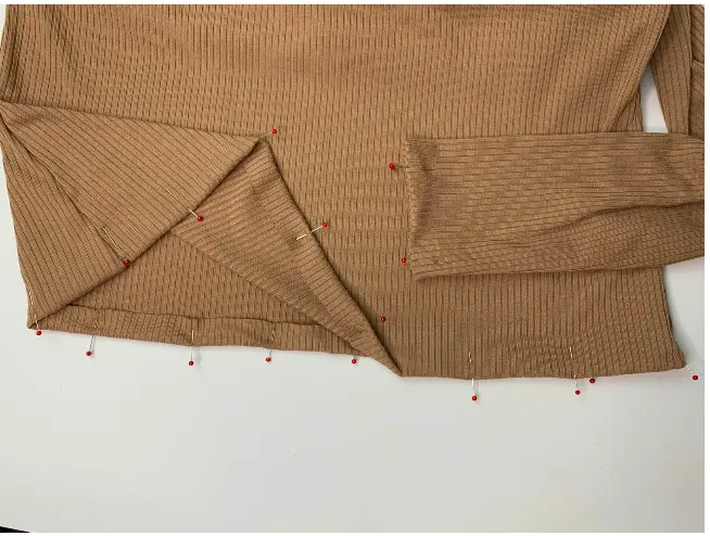 Women's turtleneck Valencia sewing instructions: easy guide for beginners