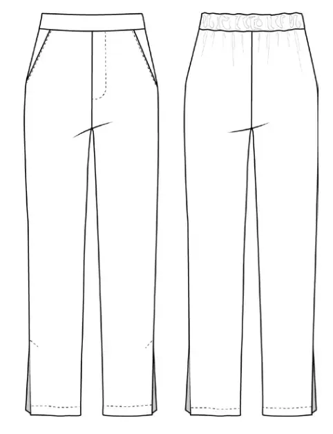 Cindy women's pants sewing tutorial