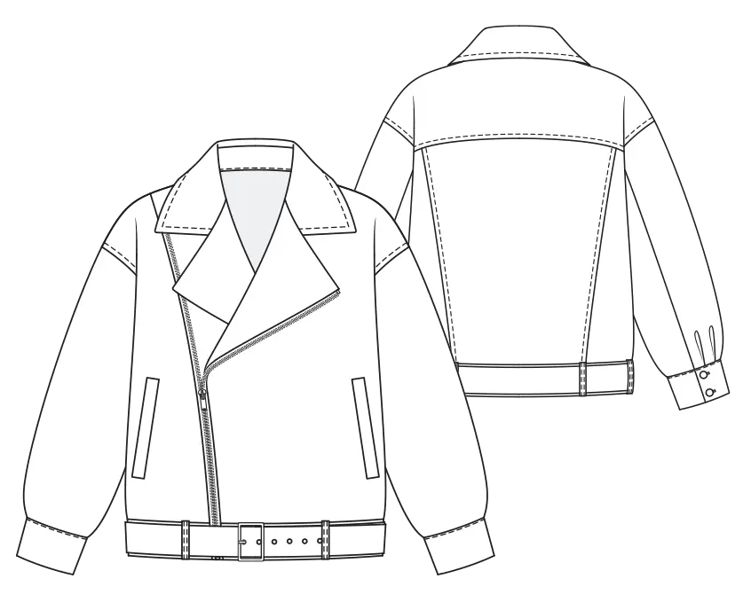 How to make a women's Soho jacket: easy DIY sewing tutorial