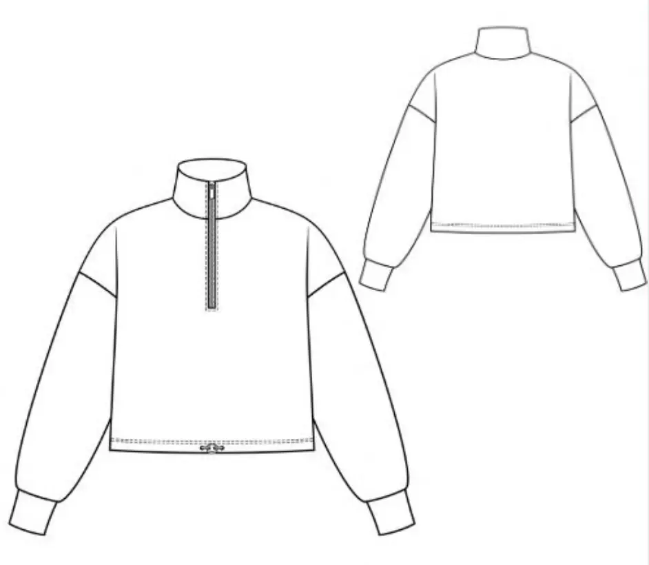 How to make a Orleans women's sweatshirt: sewing tutorial for all levels