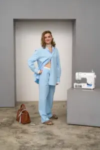 Chic women's trousers sewing pattern + video tutorial