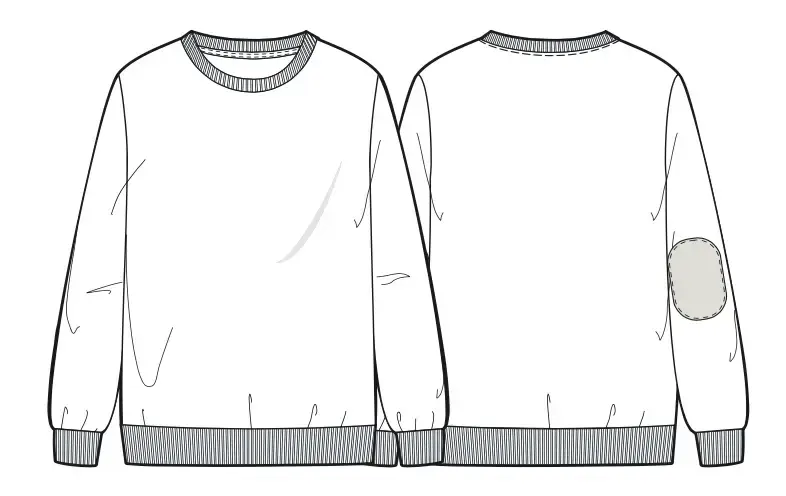 DIY men's Bari sweatshirt: easy sewing instructions for beginners