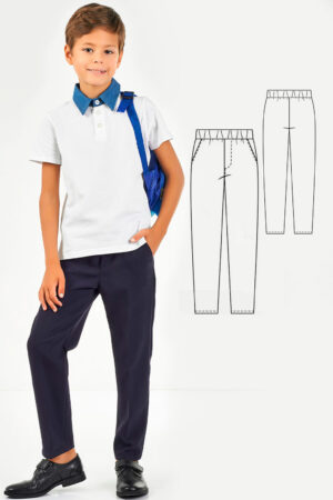 Harvard boys trousers sewing pattern