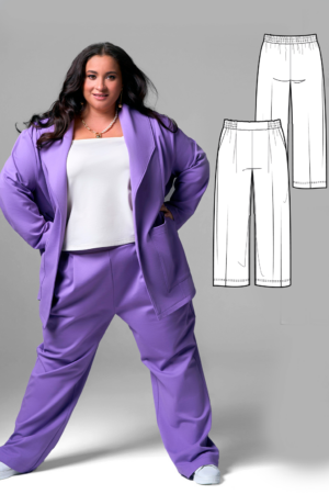 Tokyo women's trousers sewing pattern + video tutorial