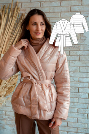 Lausanne women's jacket sewing pattern + video tutorial