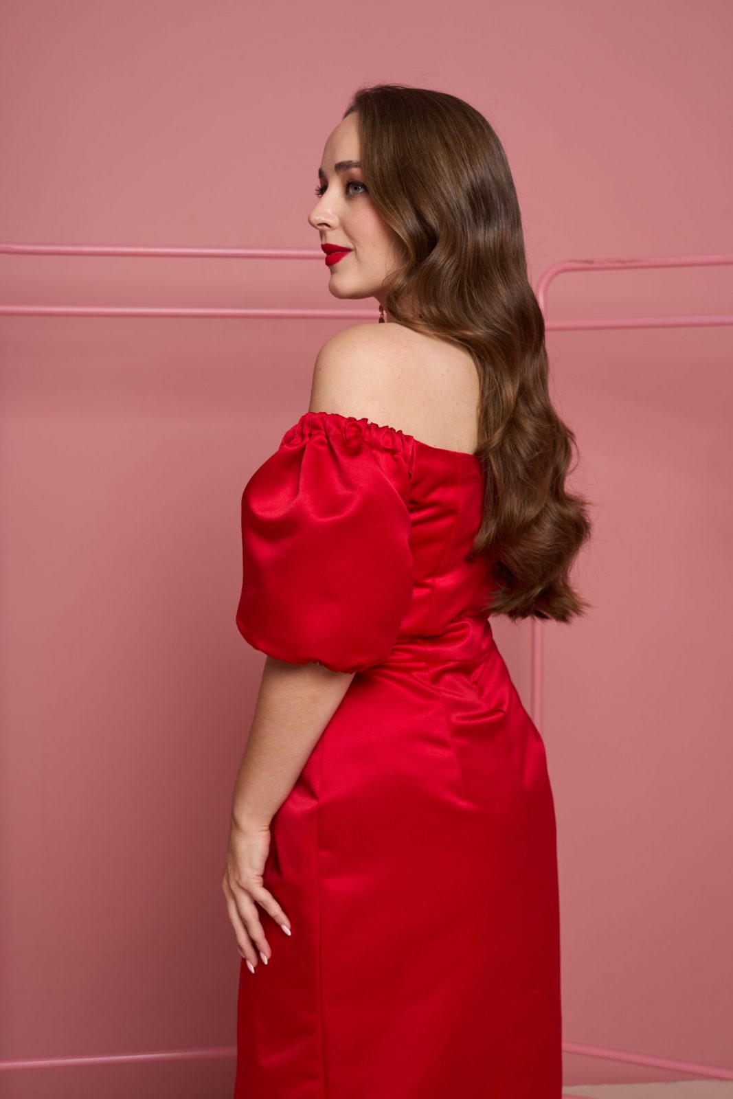 Vivien women's party dress sewing pattern + video tutorial - Fabrico