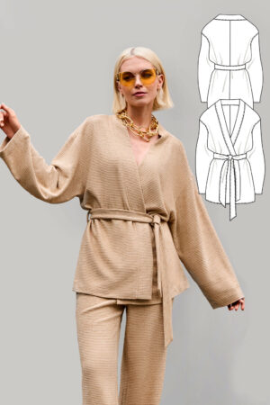 Kelly women's jacket sewing pattern + video tutorial