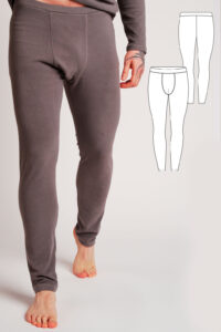 Yenisei men's long johns sewing pattern + video tutorial