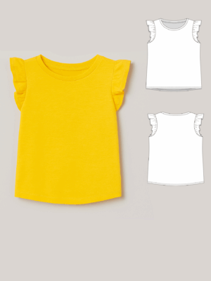 Siena girls' T-shirt sewing pattern