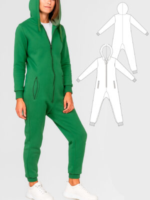 Verona women's jumpsuit sewing pattern